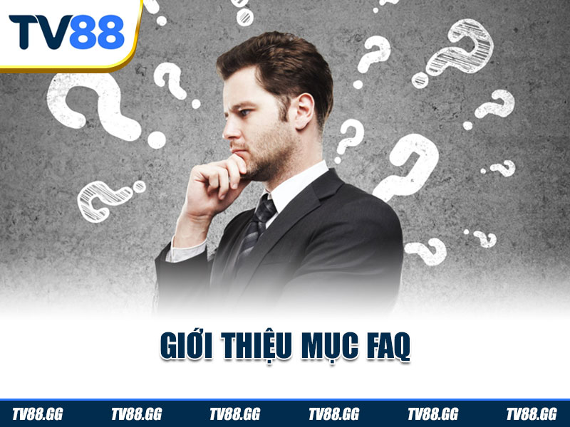 Tổng quan về mục FAQ TV88